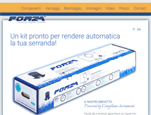 Tablet Screenshot of forza-motion.com